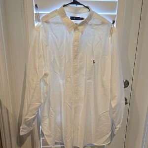 Men's White Polo by Ralph Lauren Shirt